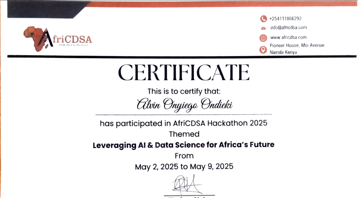 Hackathon Achievement